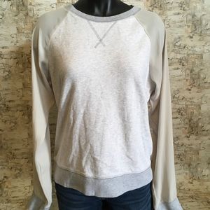 J Crew Sweatshirt with shear arms size small
